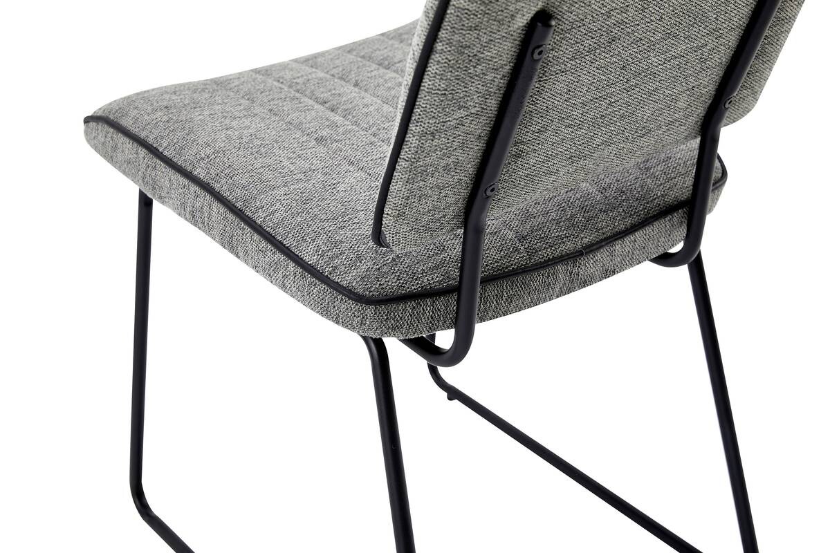 Stuhl LIAM 4er-Set grau B/H/T: ca. 45x83x61 cm