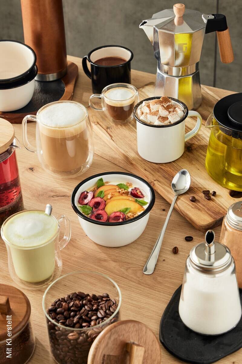 BERGNER Trinkgläserset COFFEE & TEA LOVERS transparent
