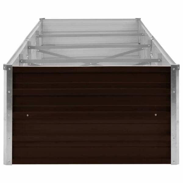 Hochbeet braun Stahl B/H/L: ca. 80x45x320 cm