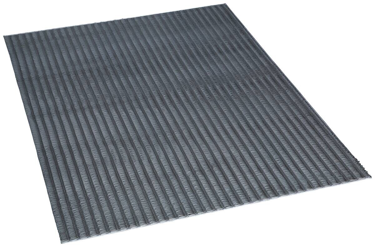 Kunstfell Stripy anthrazit B/L: ca. 120x160 cm
