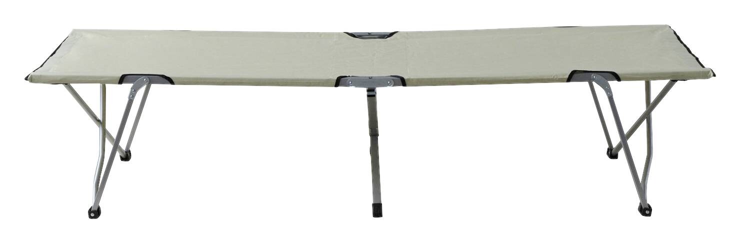 Outsunny Feldbett beige Metall B/H/L: ca. 64x40x193 cm