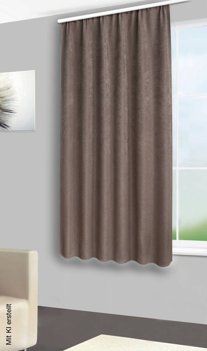 silver edition Verdunklungsvorhang Henry taupe B/L: ca. 135x175 cm