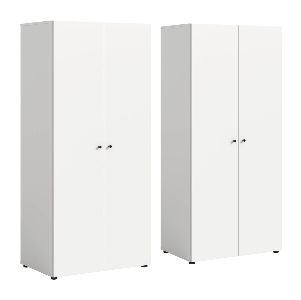 Kleiderschrank DARWIN weiß B/H/T: ca. 160x176x51 cm
