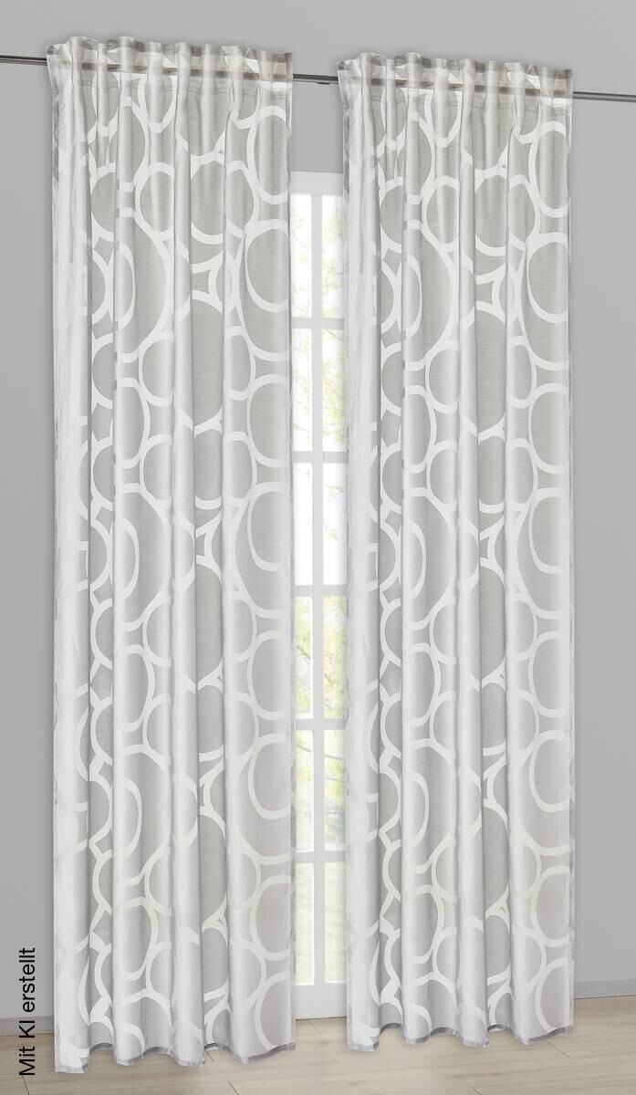 Esprit Kombivorhang E-Lotti grau B/L: ca. 130x250 cm