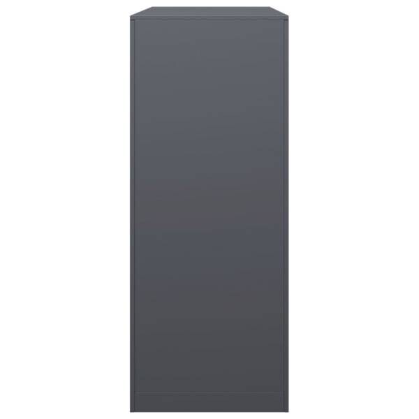 vidaXL Brennholzregal anthrazit B/H/L: ca. 40x100x100 cm