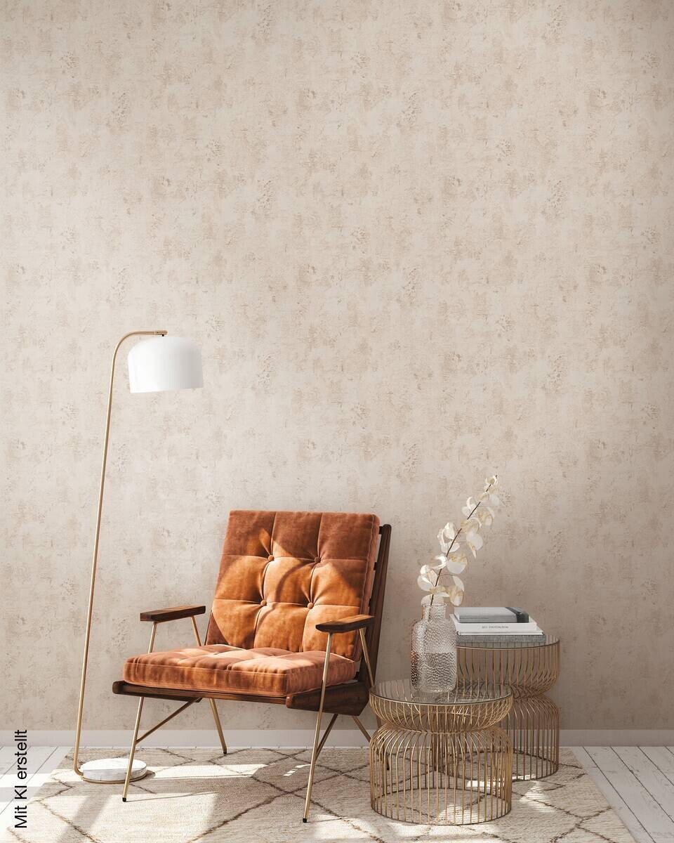 A.S.Creation Vliestapete braun beige creme B/H/D: ca. 53x1005x8,3 cm