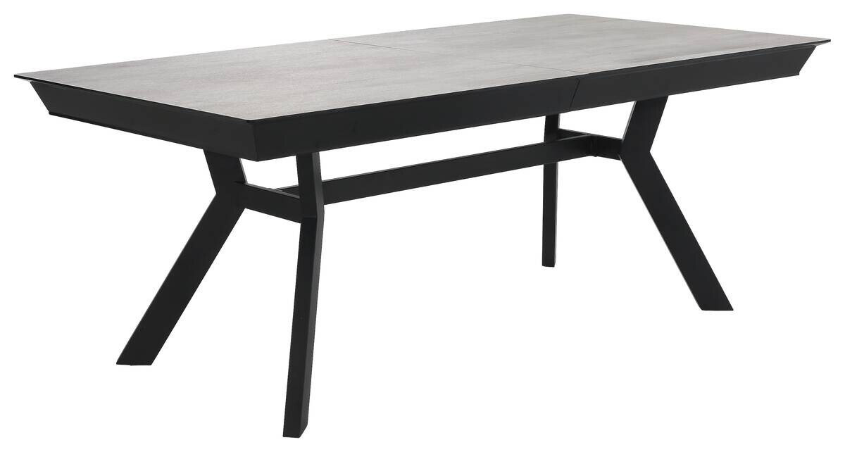 Esstisch Beton schwarz B/H/T: ca. 200x76x100 cm