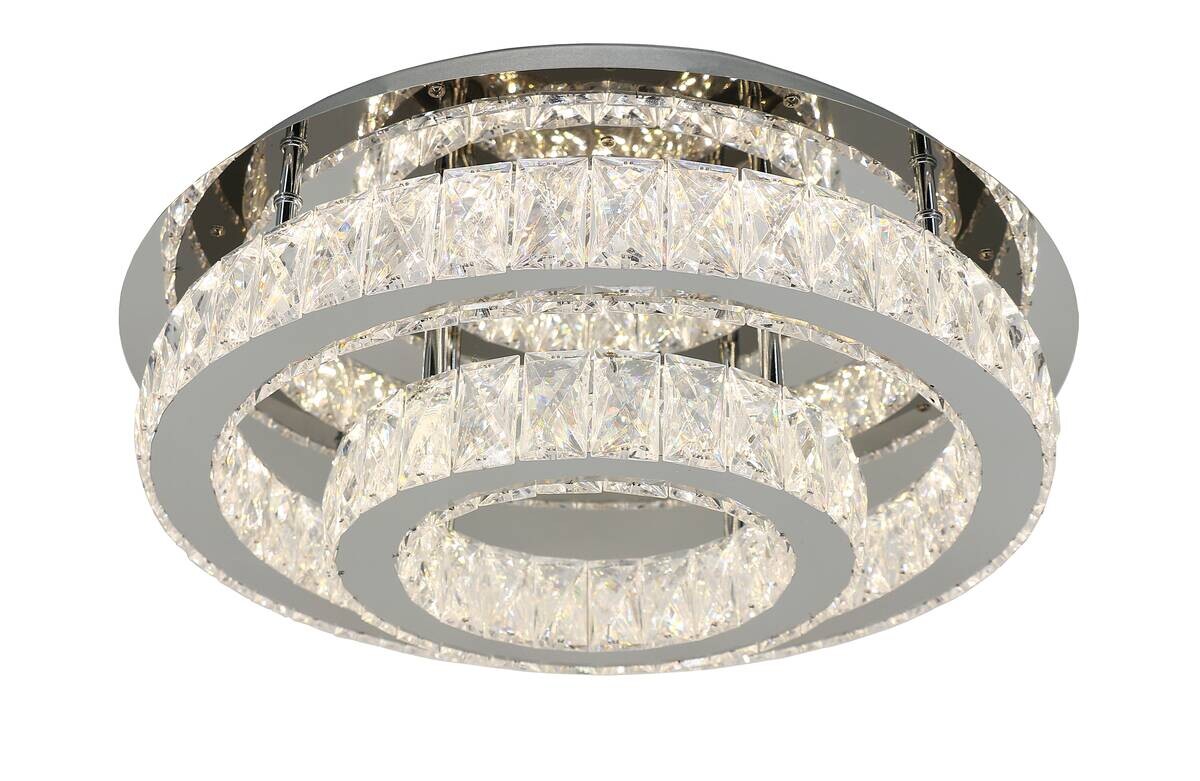 POCOline LED-Deckenleuchte Hanna Metall B/H/L: ca. 50x15,5x50 cm
