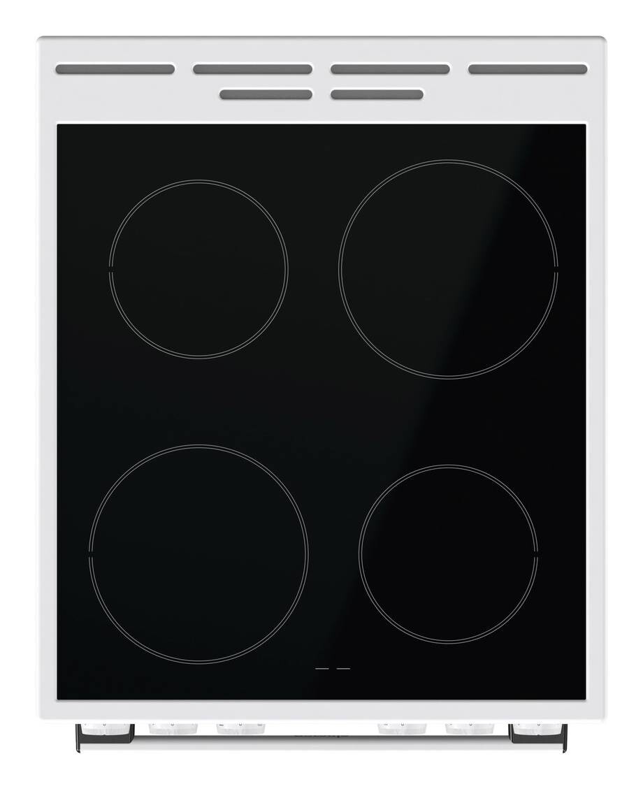 Gorenje Standherd 50cm mit Glaskeramikkochfeld GEC5A21WG EEK: A Spektrum: A+++ bis D 74l Volumen weiß B/H/T: ca. 50x85x59 cm