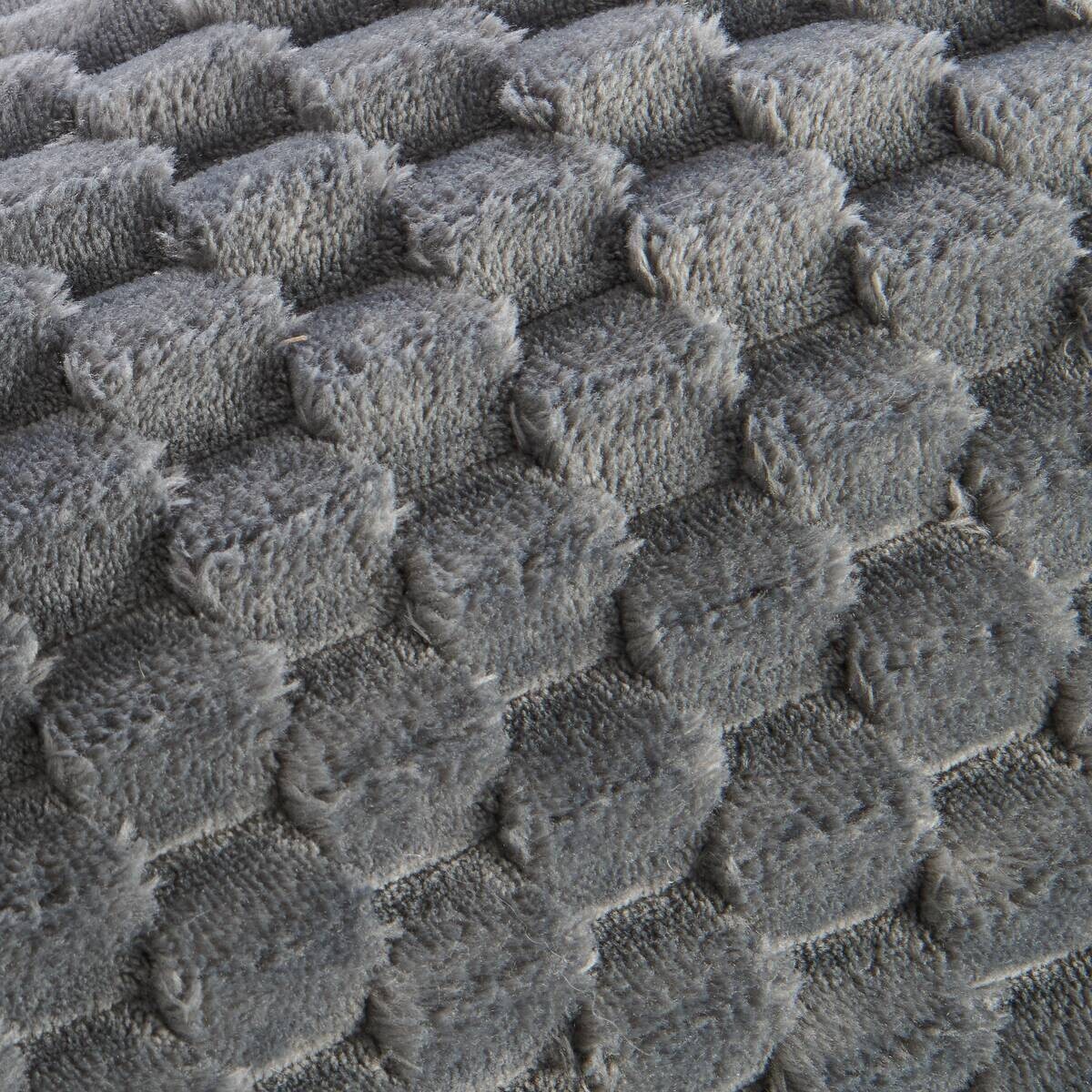 POCOline Nackenrolle Wabe anthrazit 100% Polyester L/D: ca. 70x22 cm