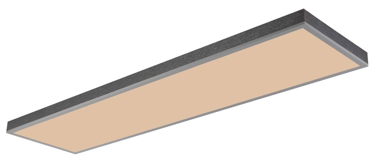 GLOBO LED-Deckenleuchte DORO 416080AD5-CCT Opal silber MDF Aluminium B/H/L: ca. 30x7,5x120 cm 1 Brennstellen