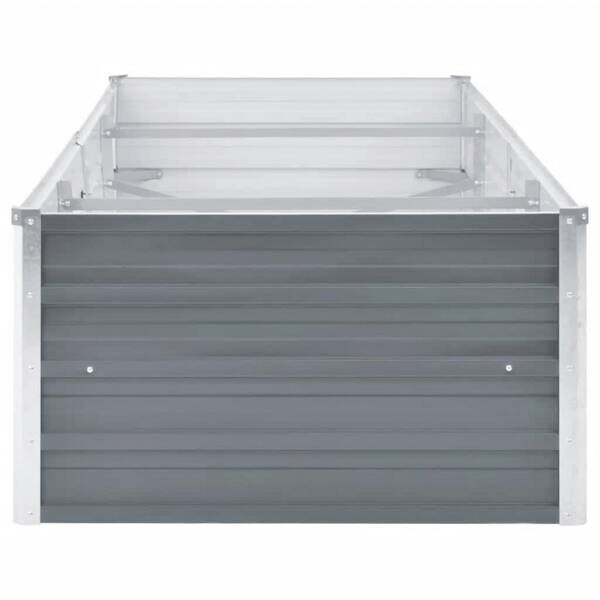 Hochbeet grau Stahl B/H/L: ca. 80x45x240 cm