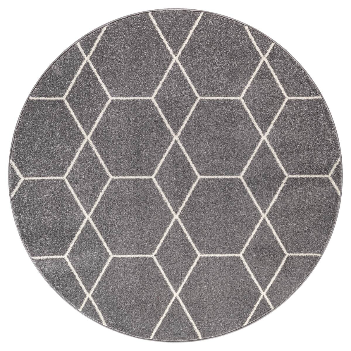 Sanat Teppich Trellis grau B/L: ca. 150x150 cm