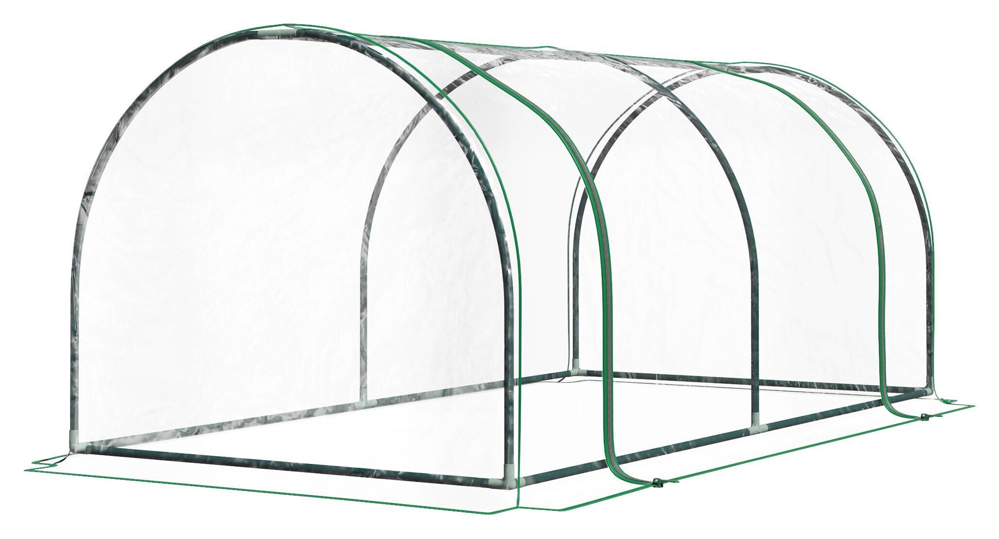 Outsunny Gewächshaus B/H/L: ca. 100x80x200 cm transparent