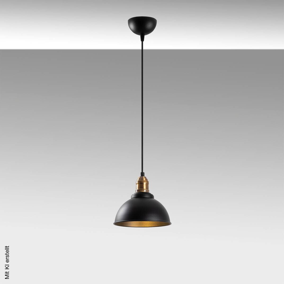Opviq Pendelleuchte Varzan-10830 schwarz Metall B/H/T/L/D: ca. 21x116x21x21x21 cm E27 1 Brennstellen