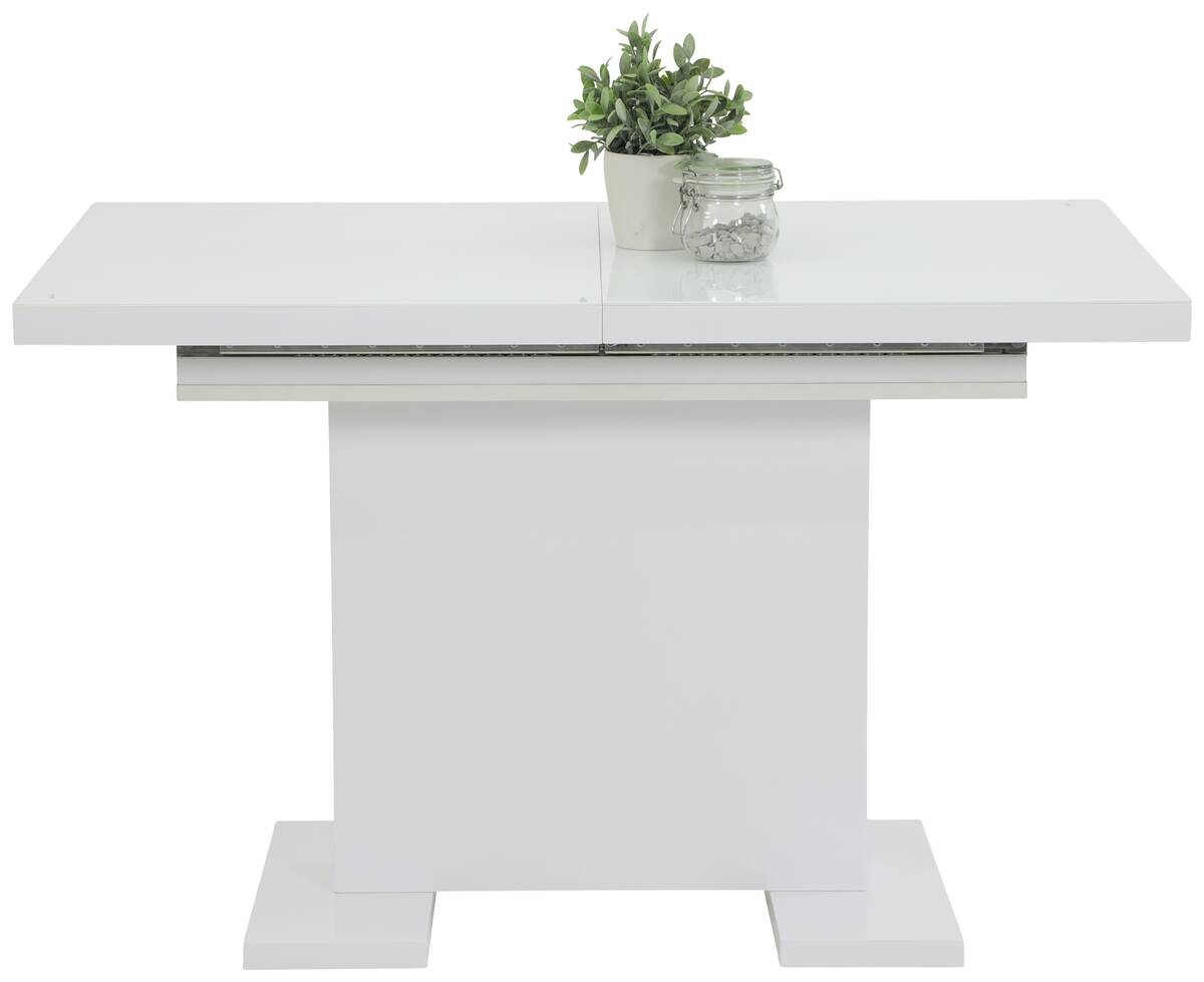 Esstisch Wilma weiß Hochglanz B/H/T: ca. 120x76x80 cm