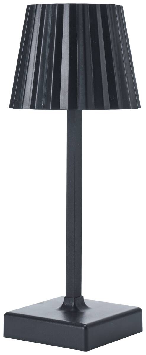 POCOline Tischleuchte Lana schwarz Kunststoff B/H/L: ca. 11x26x11 cm