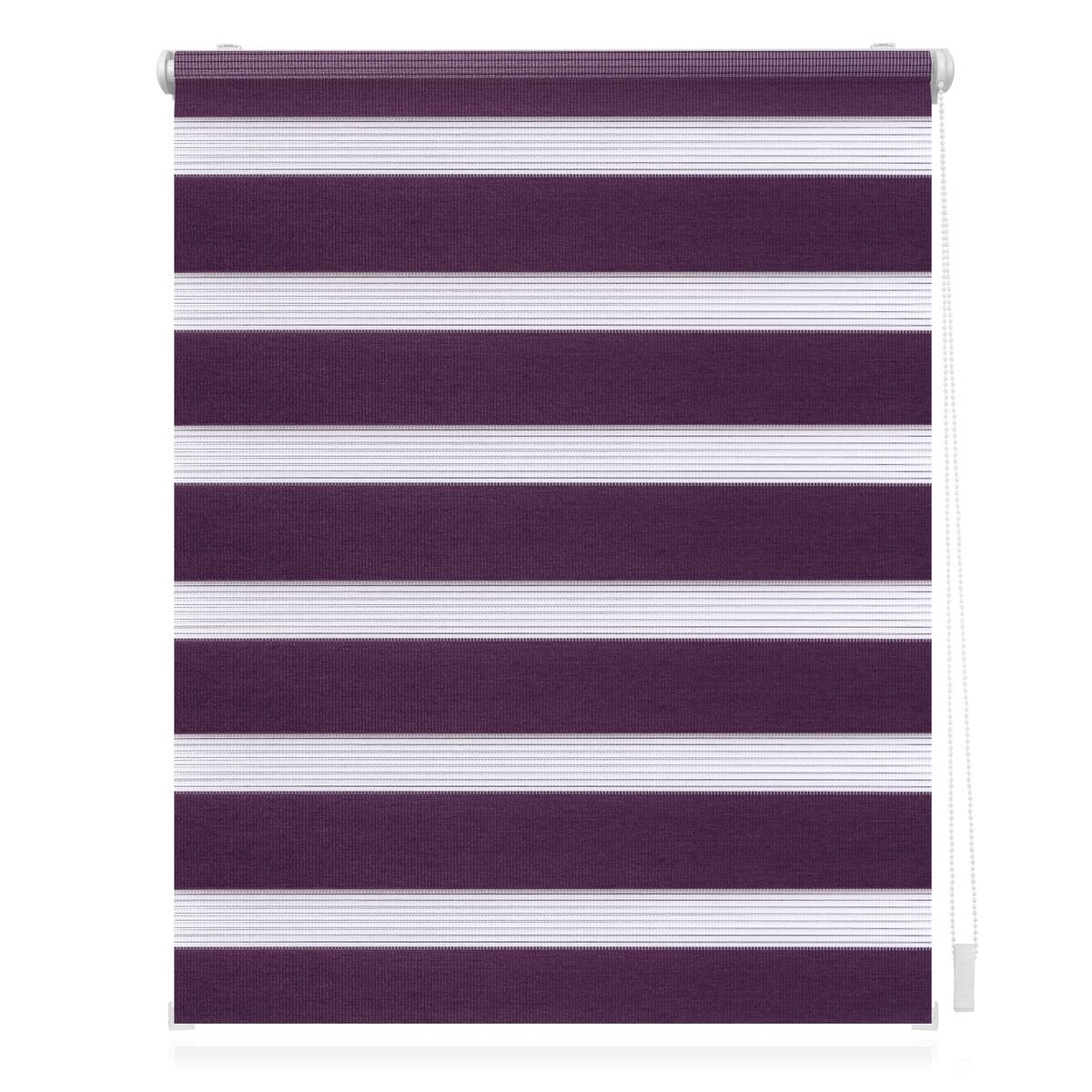 LICHTBLICK Doppelrollo Duo brombeer B/L: ca. 55x150 cm
