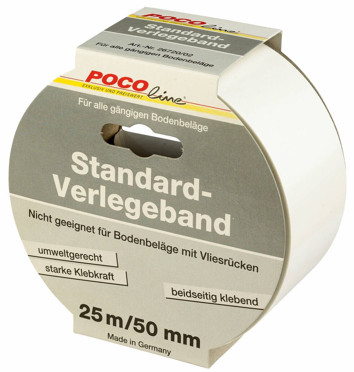 POCOline Verlegeband weiß B/L: ca. 5x cm