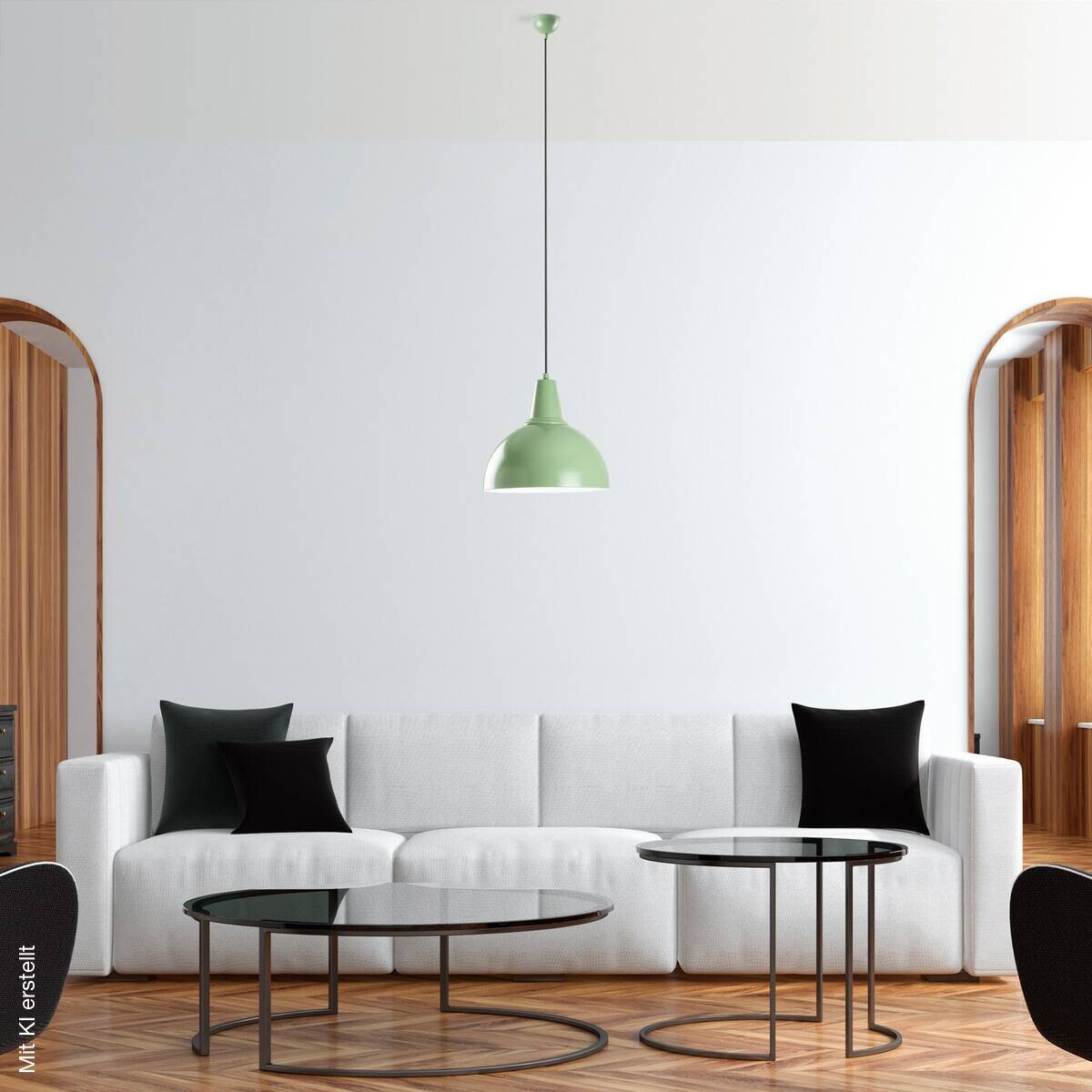 Opviq Pendelleuchte minze B/H/T: ca. 30x121x30 cm E27 1 Brennstellen