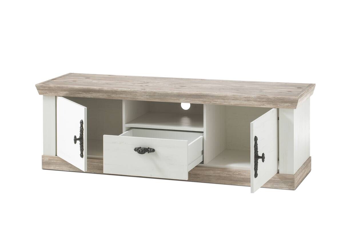 Lowboard Florenz weiß Pinie B/H/T: ca. 156x51x44 cm