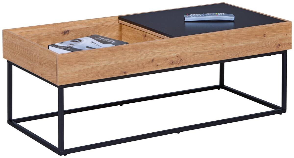 Couchtisch Filora Eiche beschichtet Optik B/H/L: ca. 50x40x110 cm