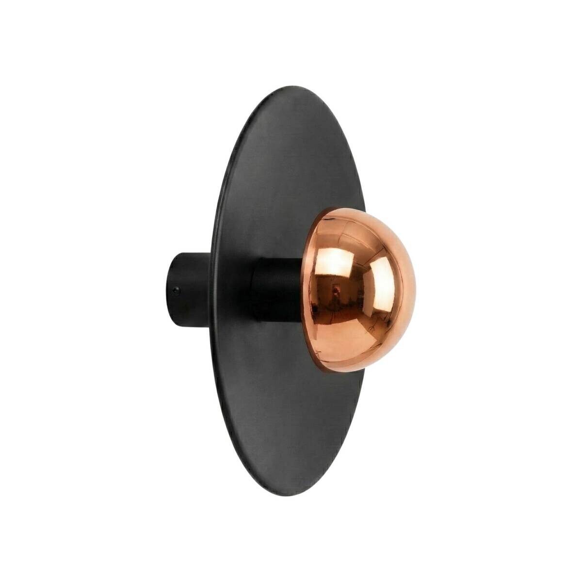 Opviq Wandleuchte schwarz Kupfer B/H/T: ca. 35x20x35 cm G9 1 Brennstellen