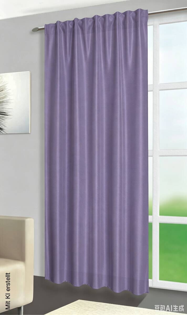 silver edition Kombivorhang Lorena lavendel 100% Polyester B/L: ca. 140x245 cm