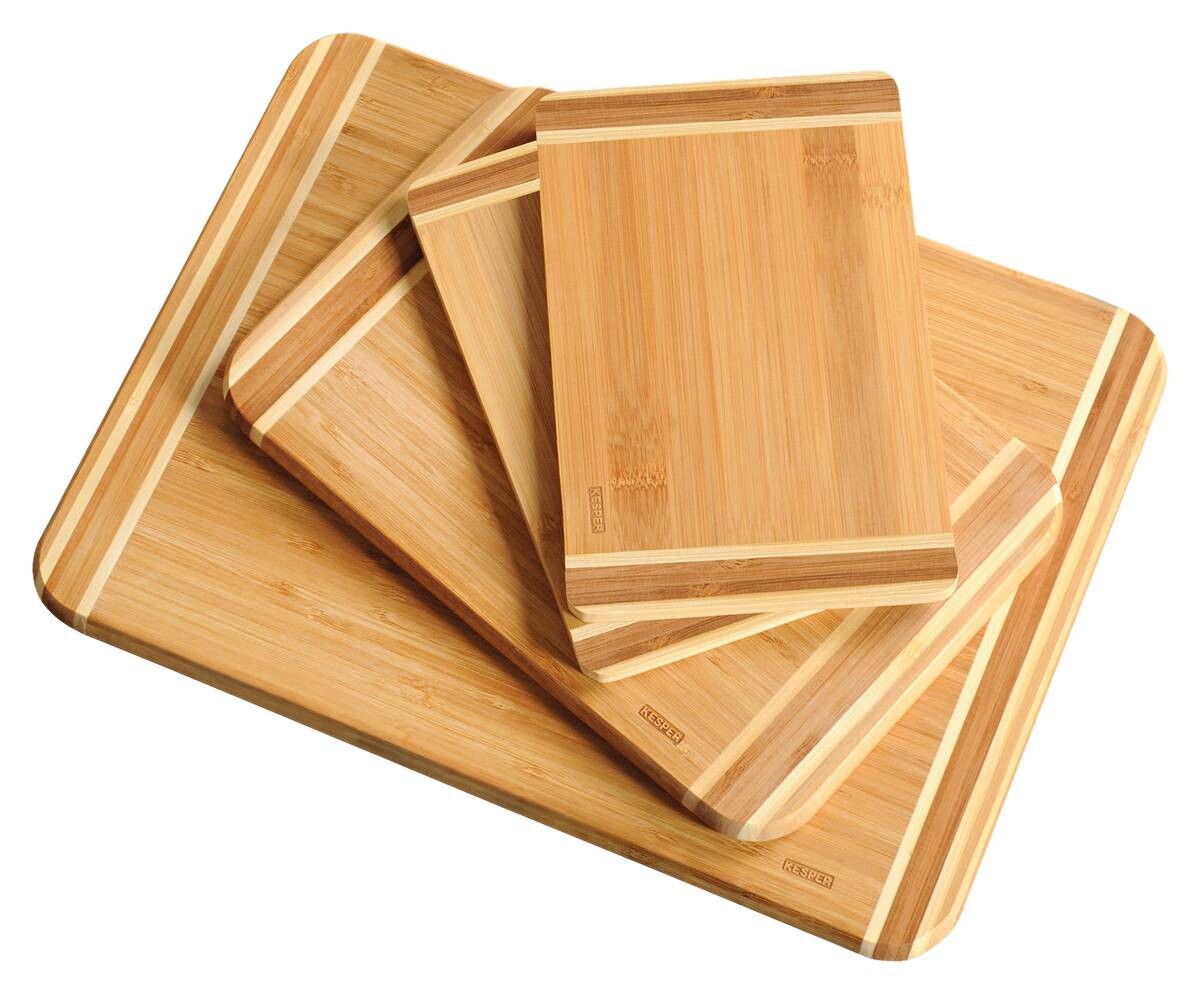 Kesper Schneidbrettset natur Holz Holz