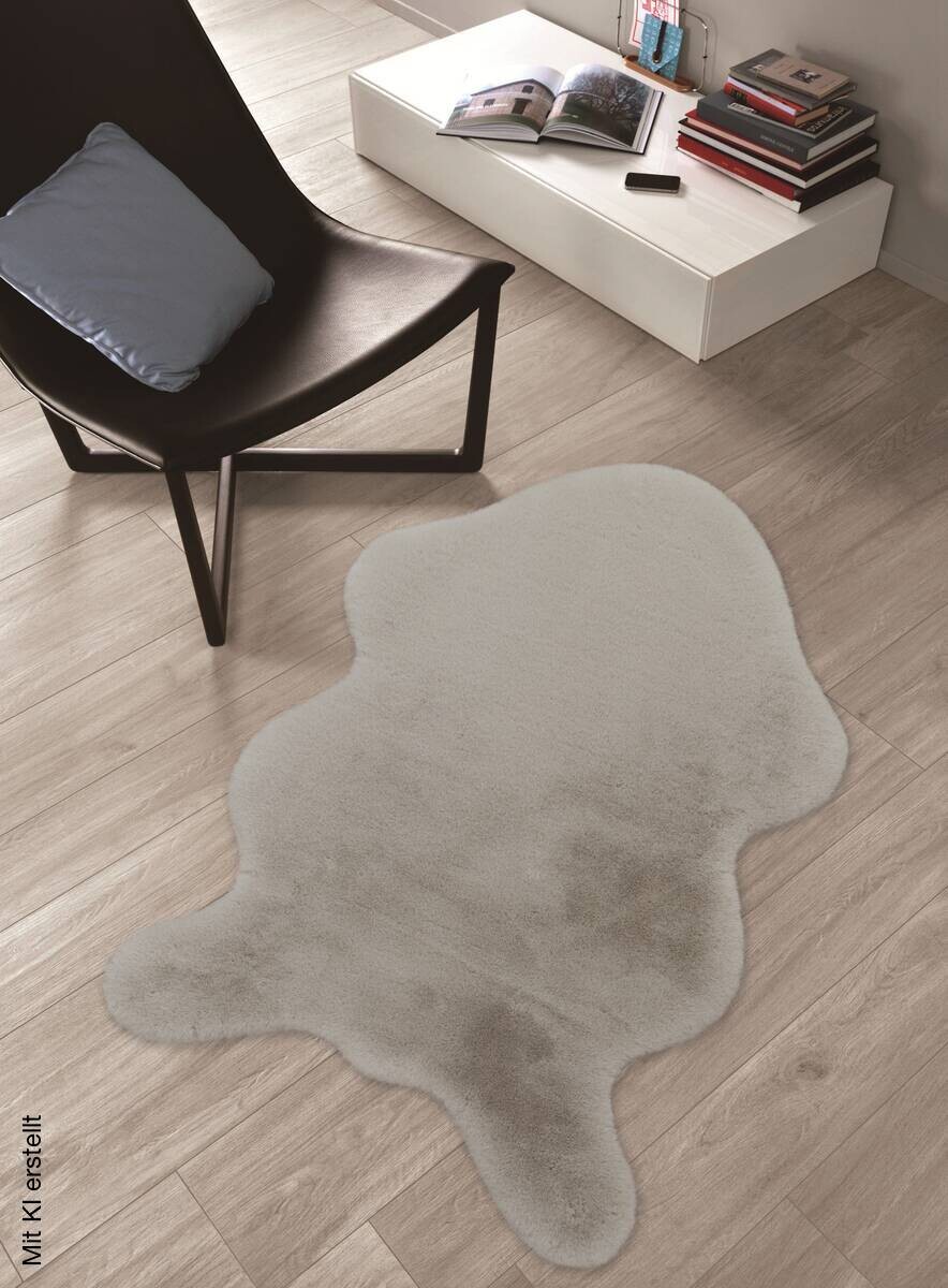 Kunstfell Mats taupe B/L: ca. 60x90 cm