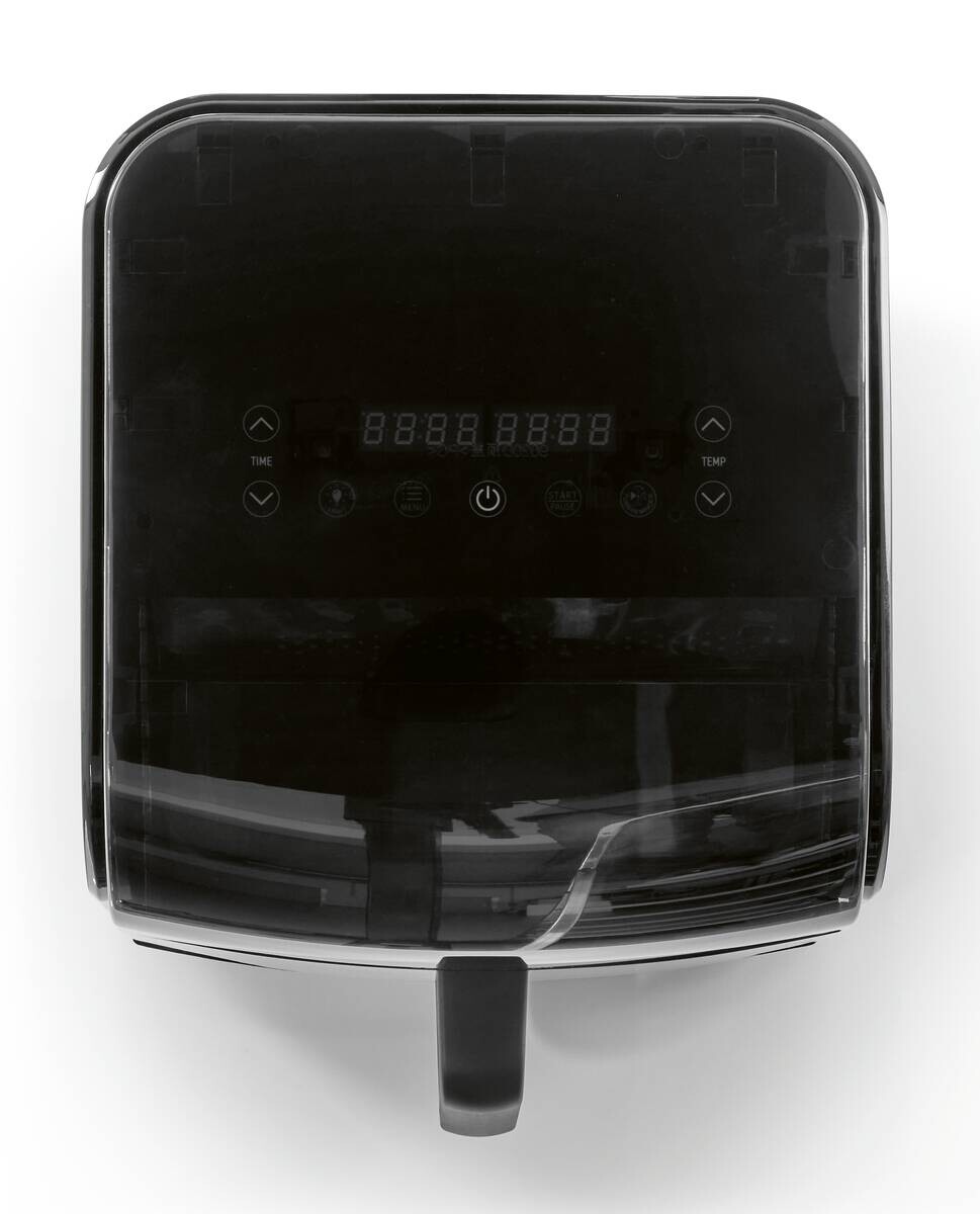 GOURMETmaxx Heißluftfritteuse schwarz Metall B/H/L: ca. 38,6x31,8x28,8 cm ca. 7 l