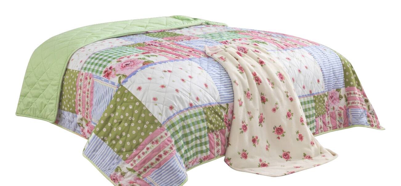 Tagesdecke Viva la Vida multicolor 100% Polyester B/L: ca. 220x240 cm