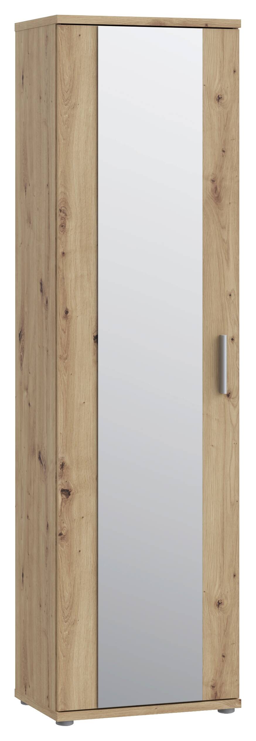 Mehrzweckschrank Eiche Artisan Nachbildung B/H/T: ca. 50x179x35 cm