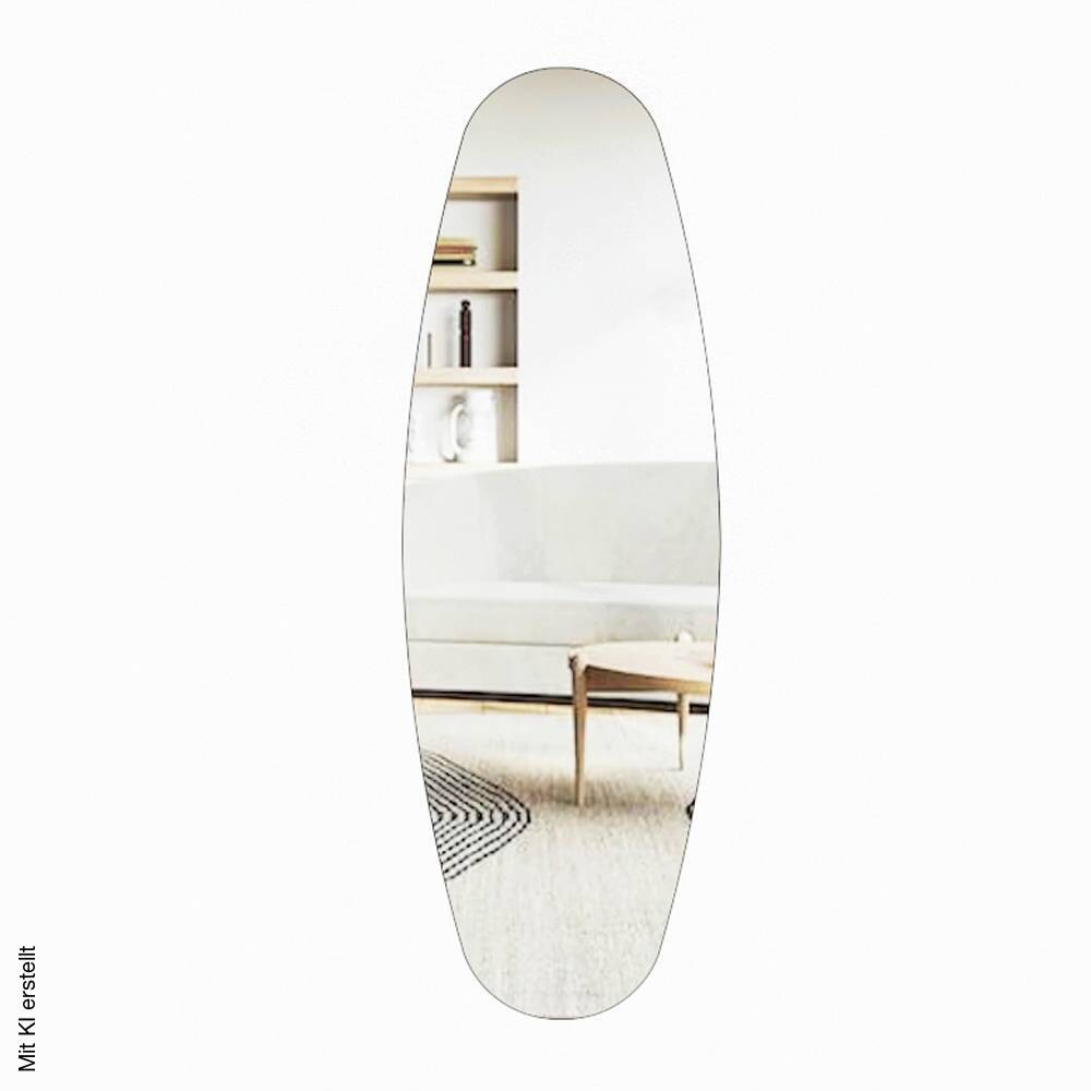 moebel17 Wandspiegel Venti silber Optik Glas B/H/T: ca. 40x120x2,2 cm