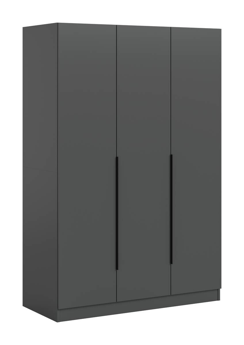 Kleiderschrank KOPENHAGEN anthrazit B/H/T: ca. 120x181x52 cm
