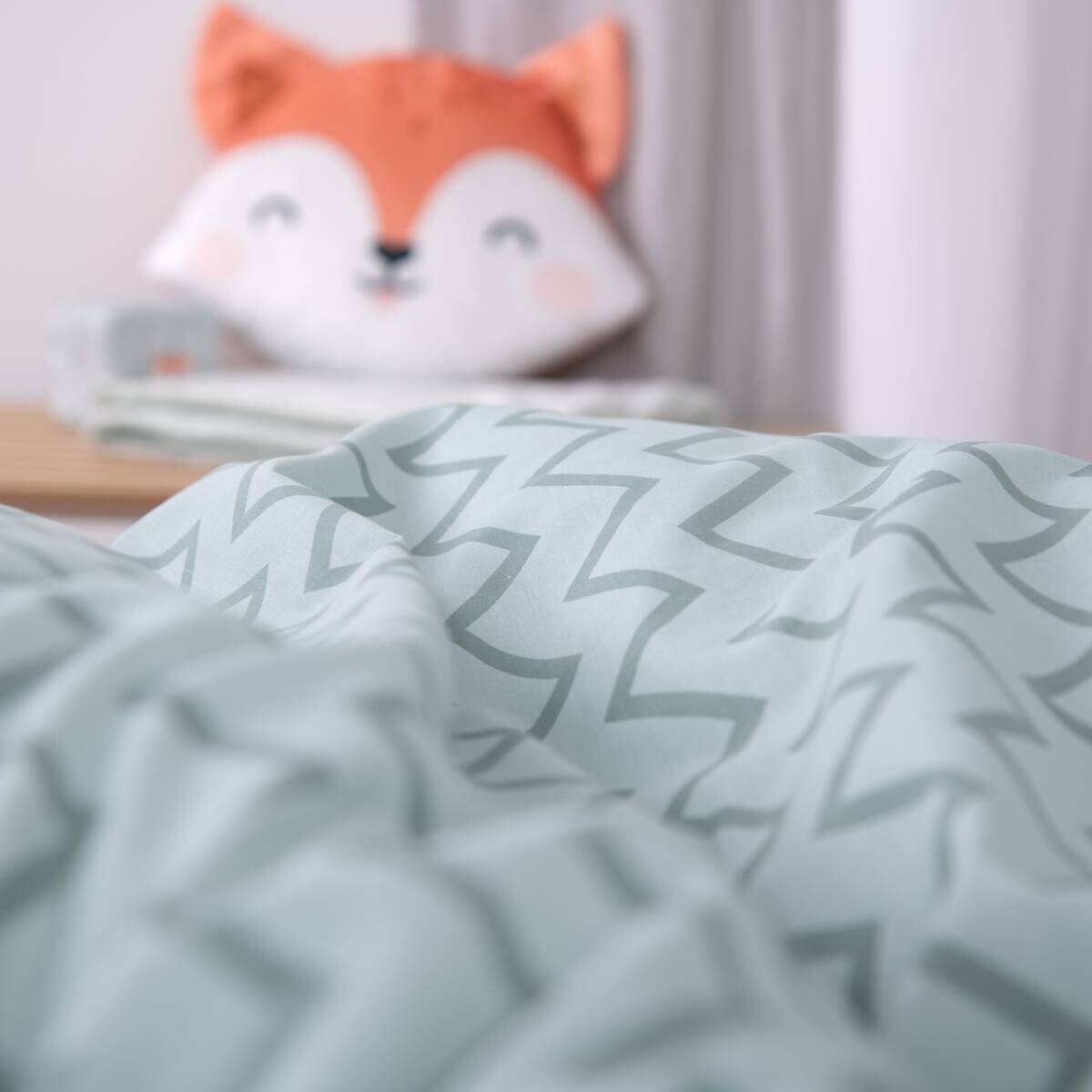 Baumwoll Bettwäsche Nordic Forest grün Baumwolle