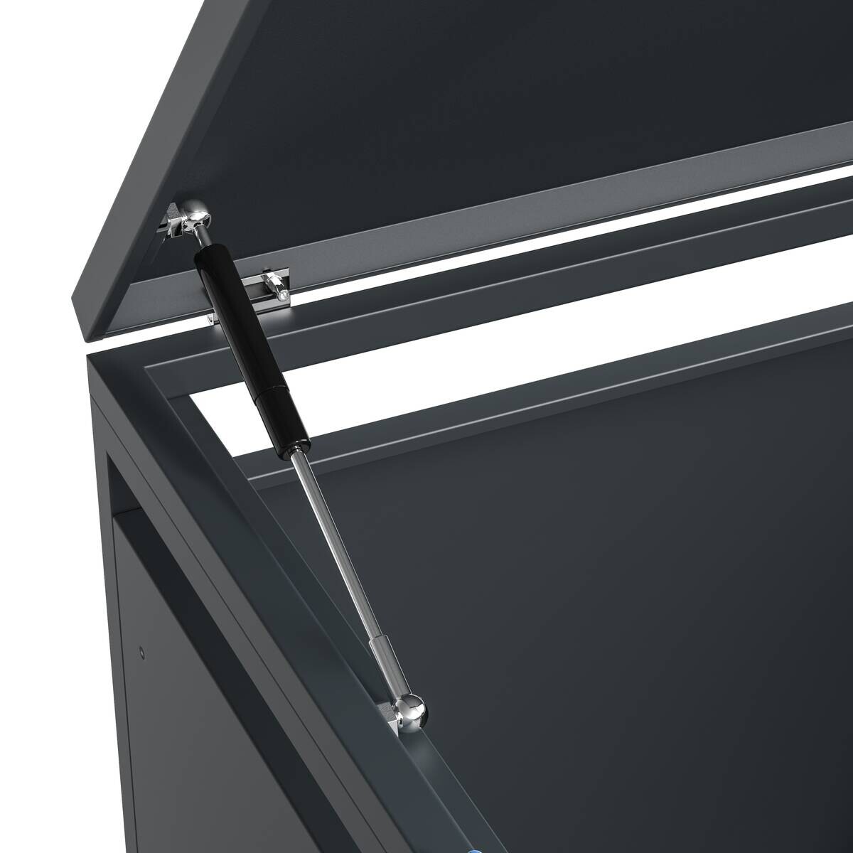 Westmann Mülltonnenbox Lacina braun B/H/L: ca. 332x116x80 cm