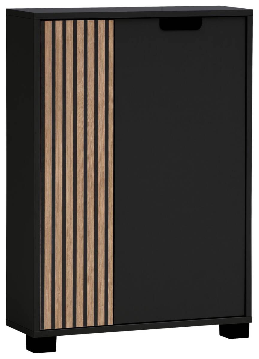 Unterschrank Ryker schwarz matt B/H/T: ca. 59,8x85,2x19,55 cm