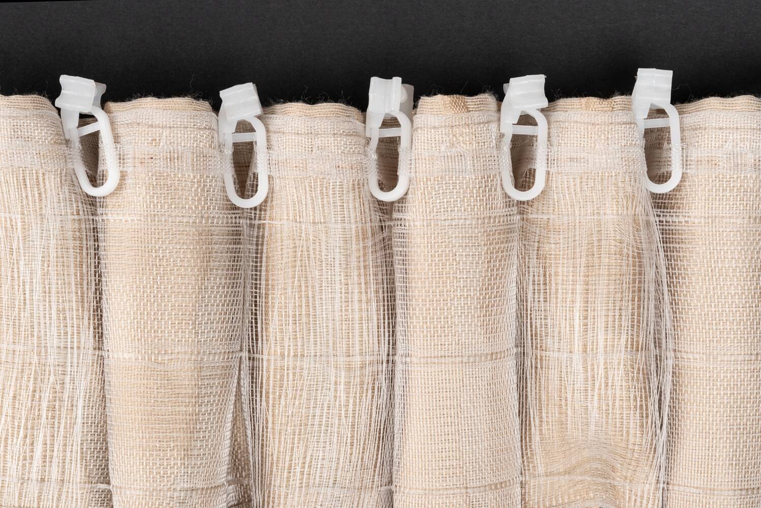 Kombivorhang 2er Pack Stream sand B/L: ca. 135x245 cm