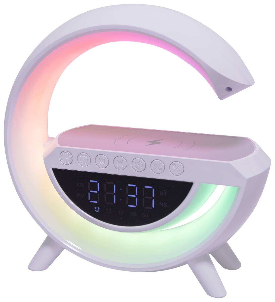 Nolo Tischleuchte Coby weiß Kunststoff B/H/L: ca. 8x24x23 cm