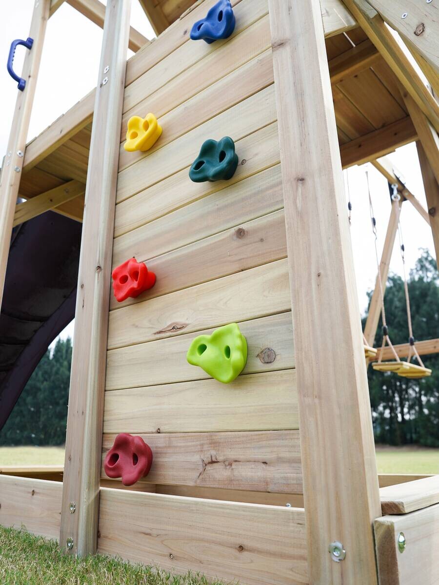 AXI Spielturm Moos braun B/H/L: ca. 342x267x375 cm