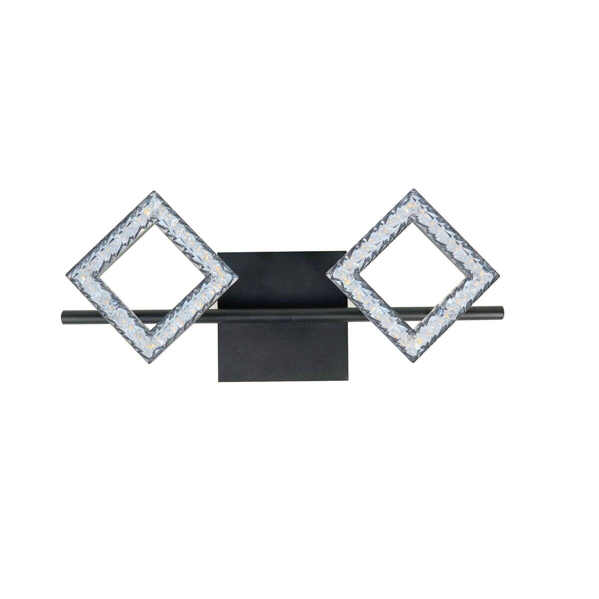 POCOline LED-Spot 2-flg. Kalea mattschwarz Acryl B/H/T: ca. 40x12x13 cm 2 Brennstellen