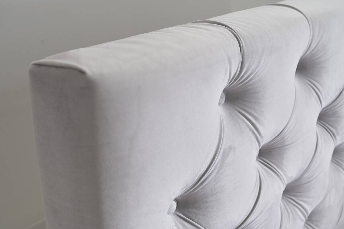 Boxbett Glow Silbergrau Liegefläche B/L: ca. 180x200 cm