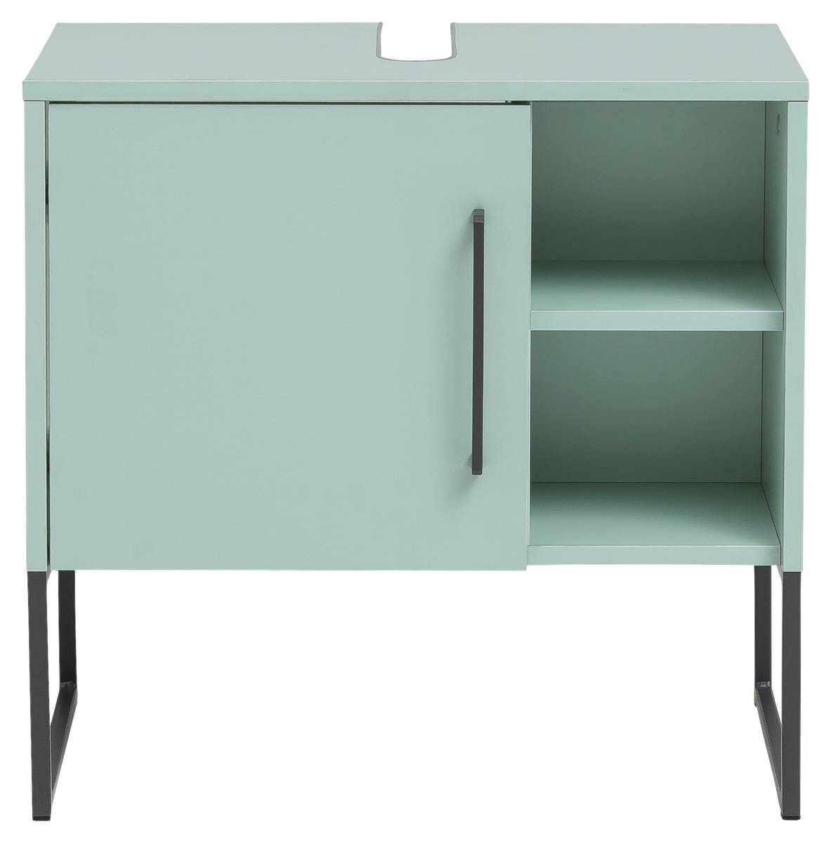 Waschbeckenunterschrank Limone mint B/H/T: ca. 60,4x59,9x33,1 cm
