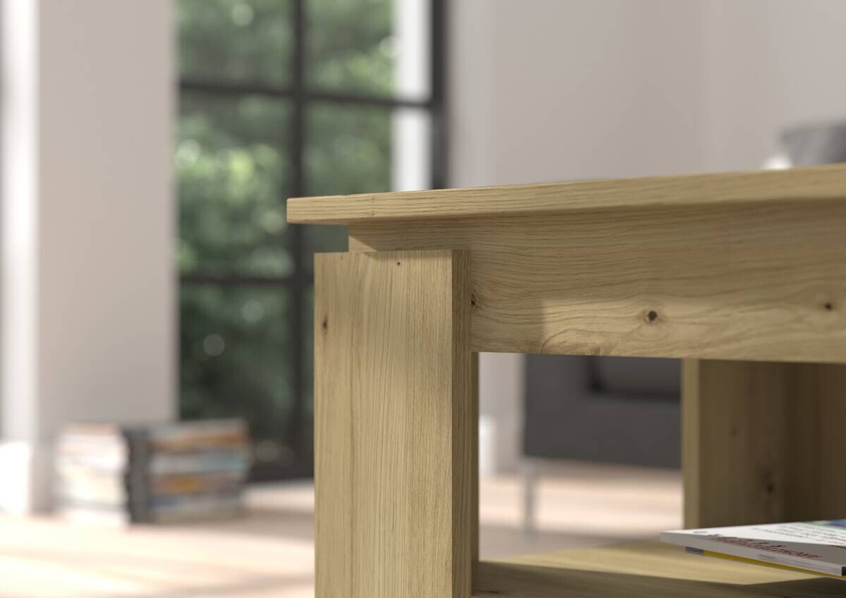 xonox.home Couchtisch Titan Eiche Artisan B/H/T: ca. 100x45x60 cm