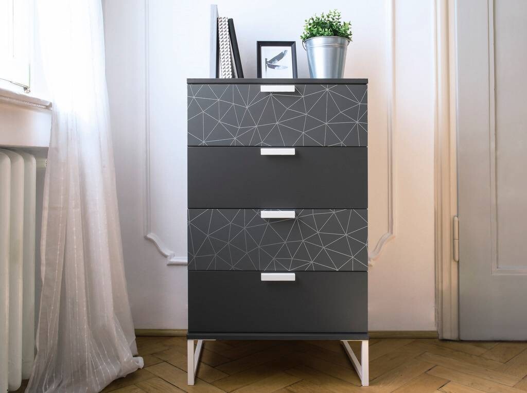 d-c-fix Klebefolie Uni anthrazit B/L: ca. 67,5x200 cm