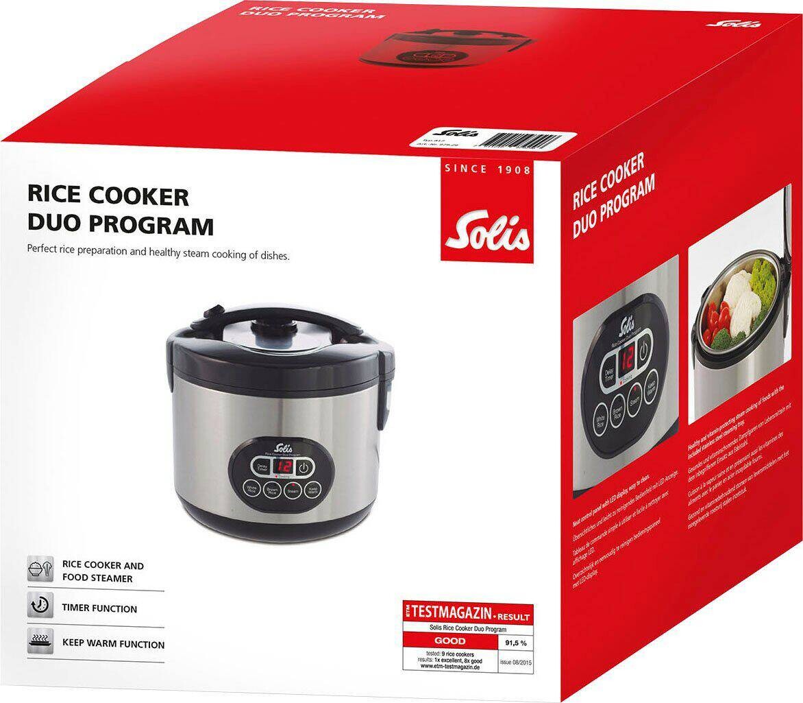 Solis Reiskocher silber schwarz Kunststoff Metall