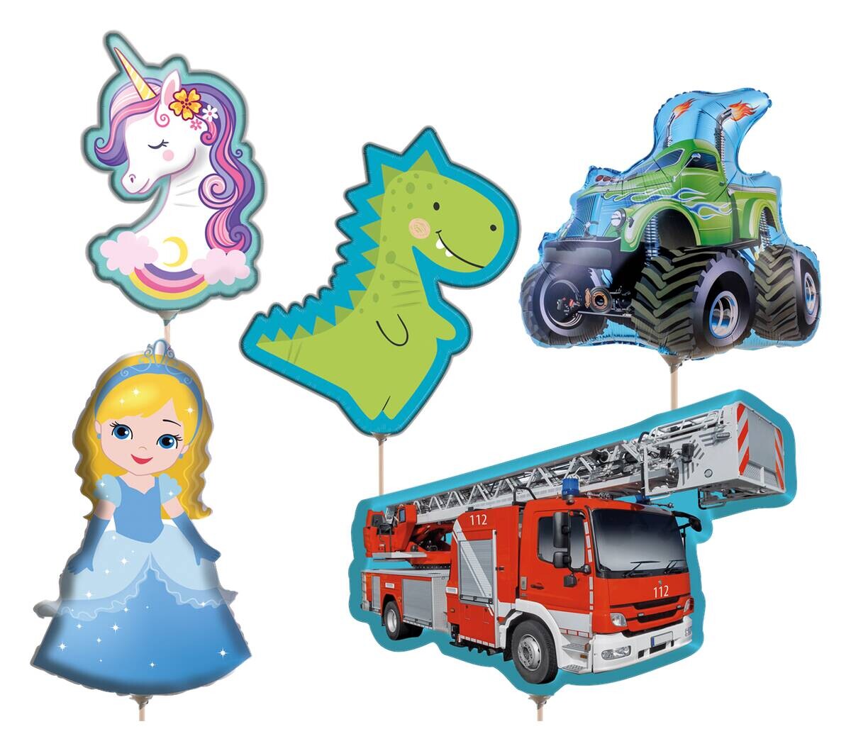 Happy People Folienballon B/H/L: ca. 5x58x23 cm