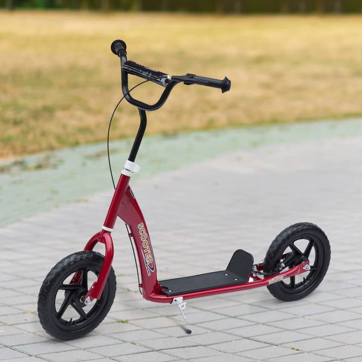 HOMCOM Kinderroller rot