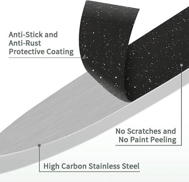 Royalty Line Küchenmesserset schwarz Kunststoff 5 tlg.